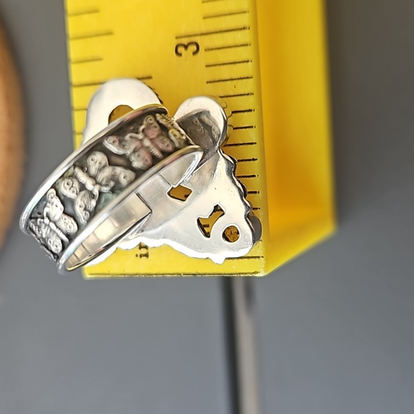 Echo Of A Dreamer Sterling Silver Butterfly Ring - Picture 2 of 8
